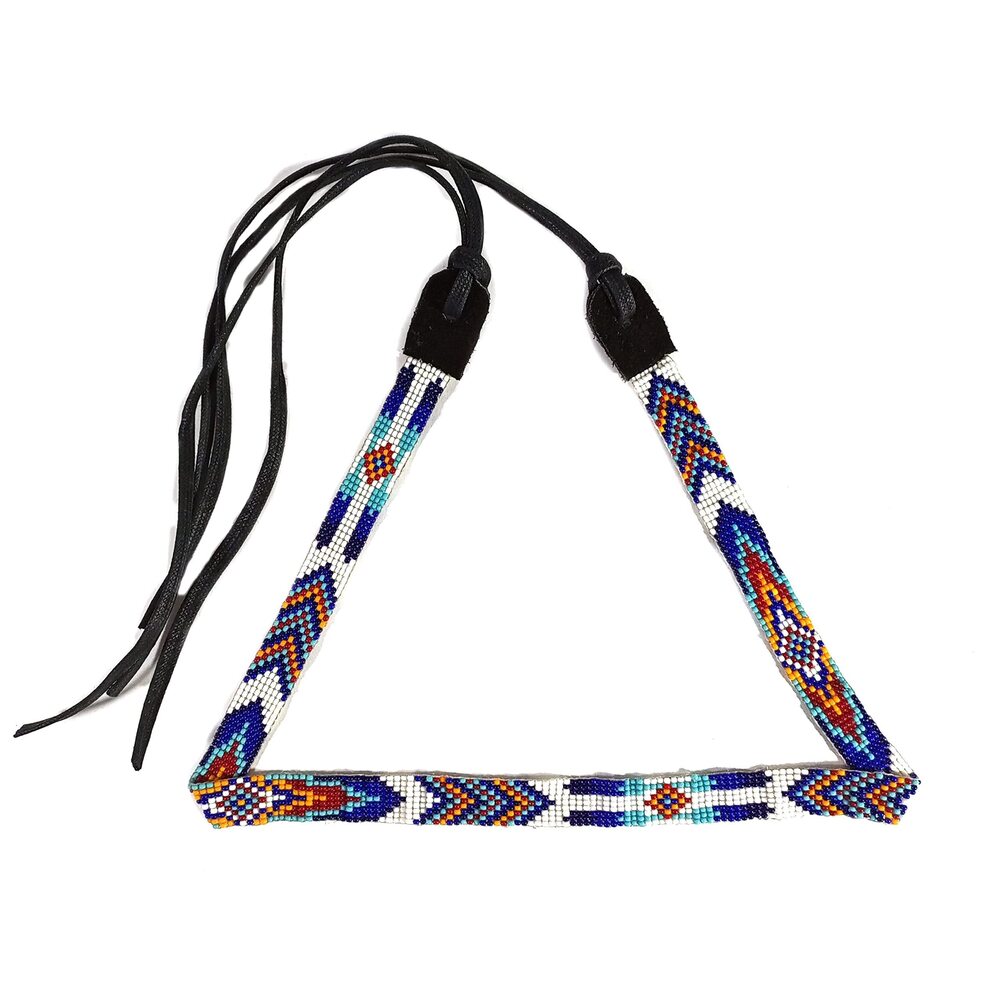 4906 Beaded Hatband Native American Style Southwestern Cowboy Rode Handmade